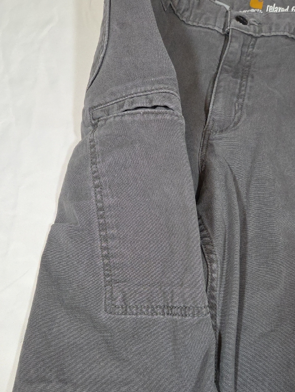 Carhartt Relaxed Fit Gray Mens Cargo Shorts Size 36 - Picture 4 of 12